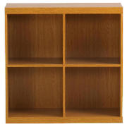 open storage cube, oak effect