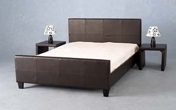 Seconique Alyssa Double Bed and Apollo Bedside Tables Set