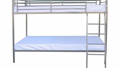 Brandon 3 Bunk Bed in Silver