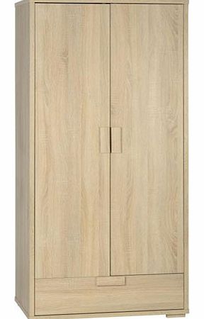 Cambourne 2 Door 1 Drawer Wardrobe