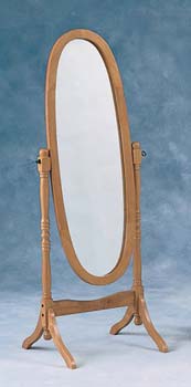 Contessa Cheval Mirror in Antique Pine