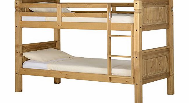 Corona 3 Bunk Bed in Distressed Waxed Pine