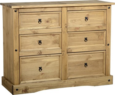 Corona 6 Drawer Chest