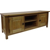 Ecuador 2 Door 1 Shelf Flat Screen TV Unit in Oak