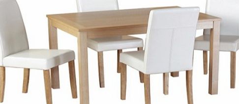 Oakmere Dining Set in Natural Oak with