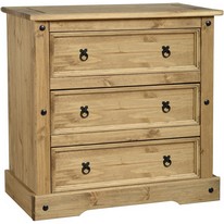 Original Corona Pine 3 Drawer Chest