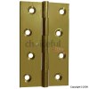 100mm Self Coloured Brass Butt Hinges 1