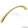 96mm Polished Brass Rainbow Pull Handles