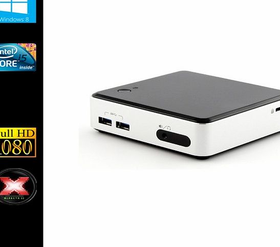 SEDATECH Mini-PC Office (Intel Core i5-4250U, 16Gb RAM,