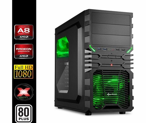 SEDATECH PC Gamer Casual (AMD A8-7600 4x3.1Ghz, Radeon R7