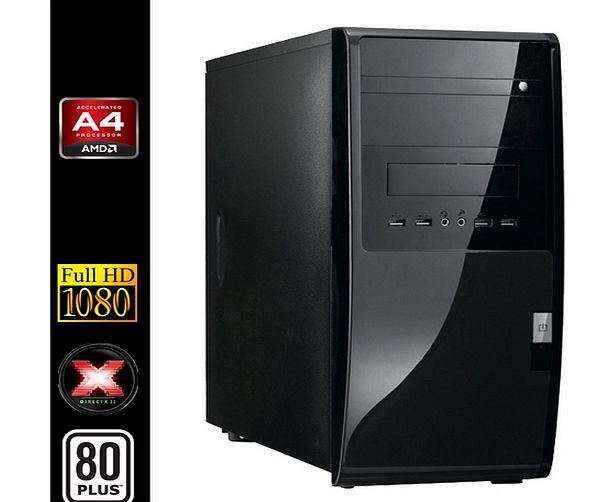 SEDATECH PC Multimedia (AMD A4-5300 2x3.4Ghz , Radeon