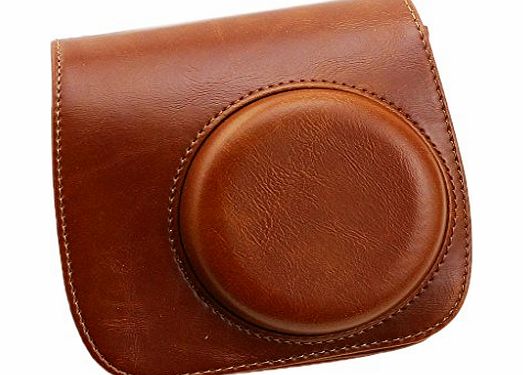 SEG Global Fujifilm Instax Mini 8 Vintage Instant Camera Case Bag, Brown