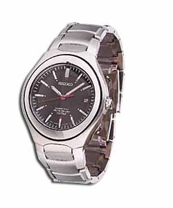 Seiko Gents; Kinetic Auto Relay Bracelet Watch