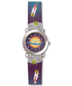 Boys Lenticular Rocket Watch