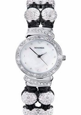 Crystalla by Sekonda Ladies Silver Double