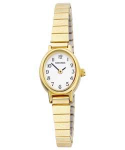 Ladies Gold Plated Expander Watch