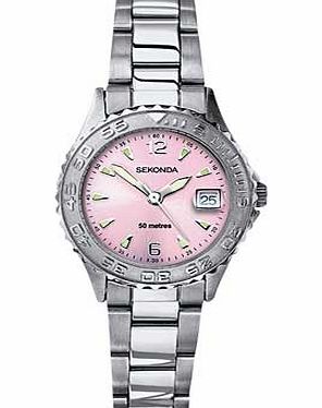 Sekonda Ladies Pink Sports Style Watch