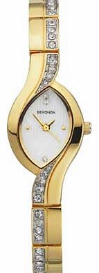 Ladies Two-Tone Set Watch