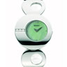 Seksy Eclipse green dial steel link