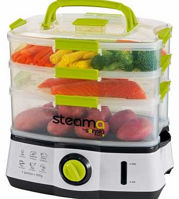 Sensio Steama by Sensiohome Food Steamer - Grey