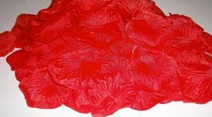 sent 4 u ltd 100 LIGHTLY SCENTED RED SILK QUALITY ROSE PETALS CONFETTI/WEDDING/VALENTINE(NOT PRESSED PETALS }