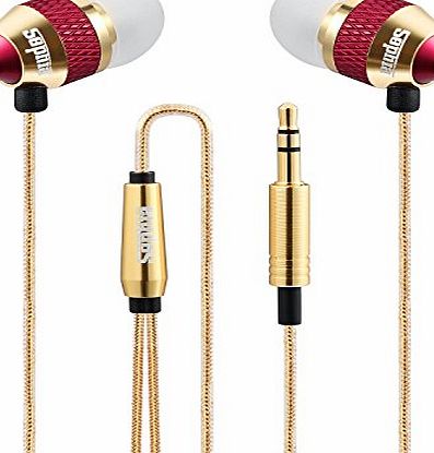 Sephia SP1050 Noise Isolating in-ear Earphones Headphones, HEAVY DEEP BASS for iPhone, iPad, iPod, Samsung Galaxy, MP3 Players, Nokia, HTC, Nexus, BlackBerry