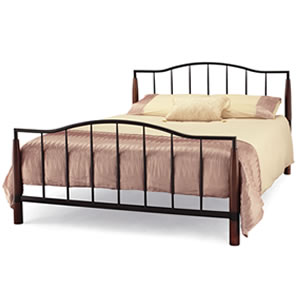Serene , Cosmo, 4FT 6` Double Metal Bedstead