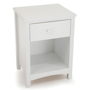 , Eleanor 1 Drawer Bedside Table - Opal