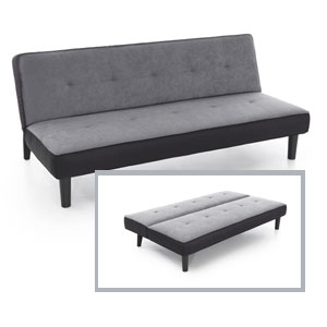 Serene , Faith, Sofa Bed - Steel