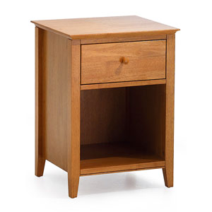 Serene , Grace 1 Drawer Bedside Table - Golden