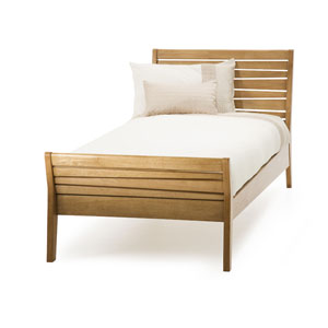Serene , Zahra, 3FT Single, Wooden Bedstead - Oak