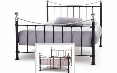 Ethan Black 4FT 6 Double Metal Bedstead