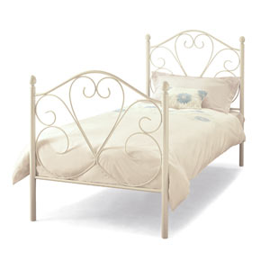 Serene Furnishing Serene Isabelle 3FT Single Metal Bedstead