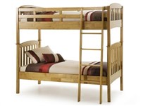 Serene Furnishings Eleanor Bunk Bed (Honey Oak)