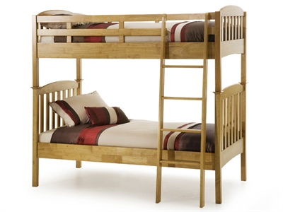 Serene Furnishings Eleanor Bunk Bed (Honey Oak) Single (3)