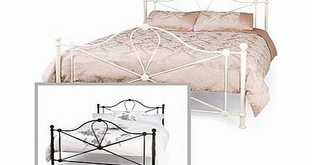 Serene Lyon 4FT Small Double Metal Bedstead