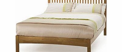 Serene Mya 4FT Small Double Wooden Bedstead - Oak