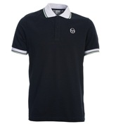 Lincoln Navy Pique Polo Shirt