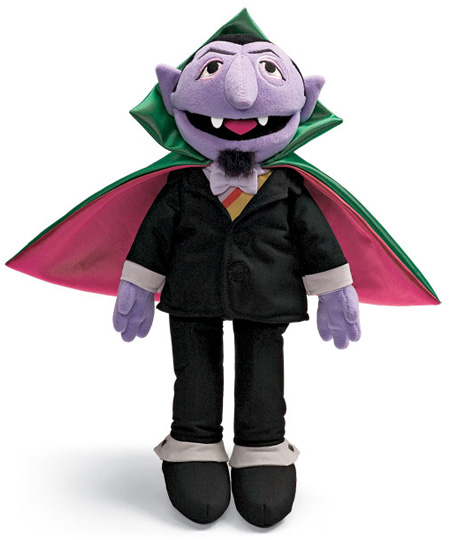 Sesame Street Soft Plush Toy Count Von Count 14