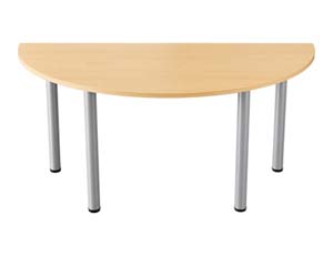 SEVEN colours deluxe semi circular meeting tables