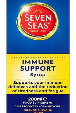 Seven Seas Immune Support Syrup Orange Flavour