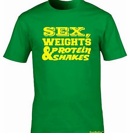  (Yellow Design) (XL - KELLY GREEN) NEW PREMIUM LOOSEFIT T SHIRT - slogan funny clothing joke novelty vintage retro top mens ladies womens girl boy men women tshirt tees tee 