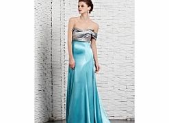 Sexy Strapless Sleeveless Taffeta Evening