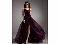 Sexy Straps Evening Dresses Formal Evening Grape