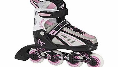 SFR Vortex Pink Inline Skates Size Large UK 3 - UK 6