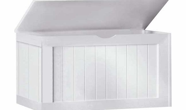 Shaker Blanket Box - White