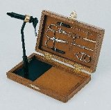 Fly Tying Kit in Wooden Box