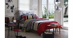 Rafferty Cotton Duvet Cover - Red