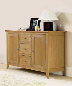 Light Oak Finish Sideboard