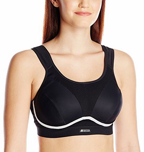 Shock Absorber Womens Active D Plus Underwire Sports Bra - Black / Grey, 36DD